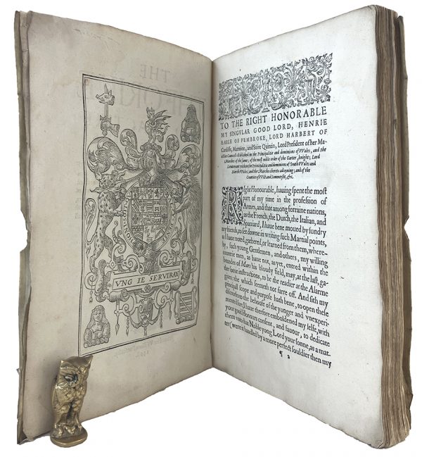 Barret (Robert) THE THEORIKE AND PRACTIKE OF MODERNE WARRES.