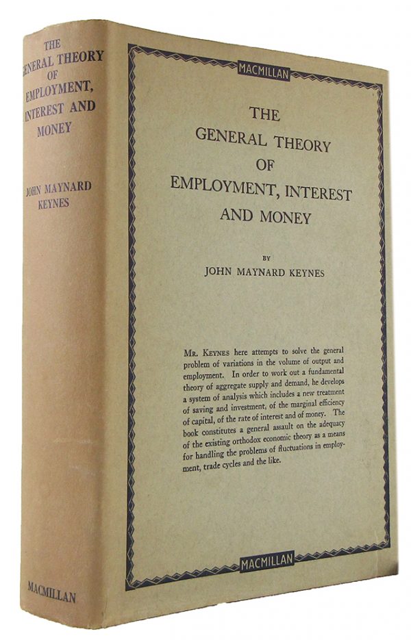 Keynes (John Maynard) THE GENERAL THEORY OF EMPLOYMENT INTEREST AND MONEY.