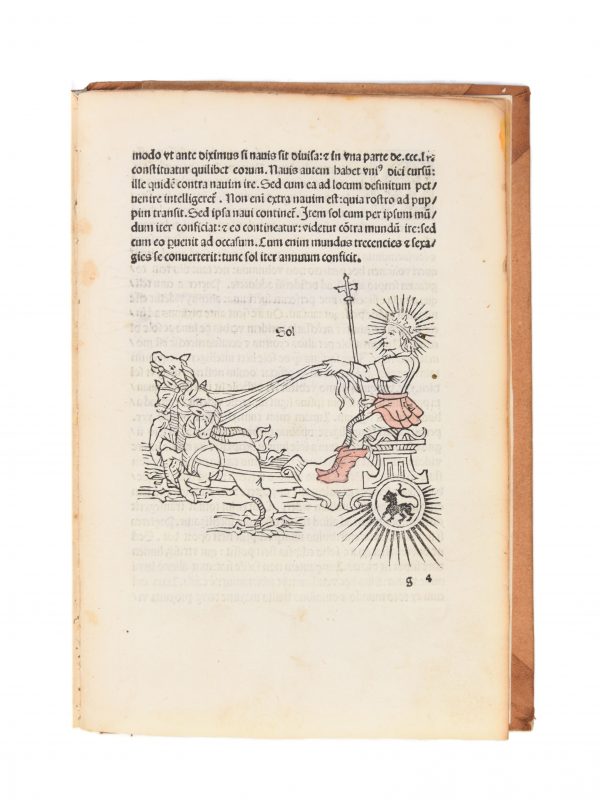 THE FIRST DEPICTIONS OF THE CONSTELLATIONS IN A PRINTED BOOK. HYGINUS (Gaius Julius). Poetica astronomica.