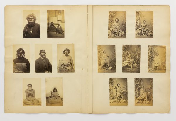 WASHBOURNE, Thomas: A collection of 24 carte-de-visite portrait photographs of Indigenous Australians, circa 1860s, most from the Yarra Valley and North-East Victoria