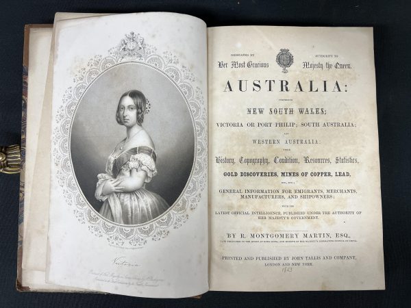 "AUSTRALIA: comprising NEW SOUTH WALES; VICTORIA or PORT PHILIP; SOUTH AUSTRALIA and WESTERN AUSTRALIA", 1853.