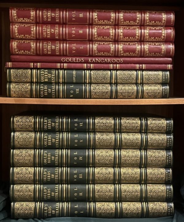 A complete set of the Australian John Gould folios