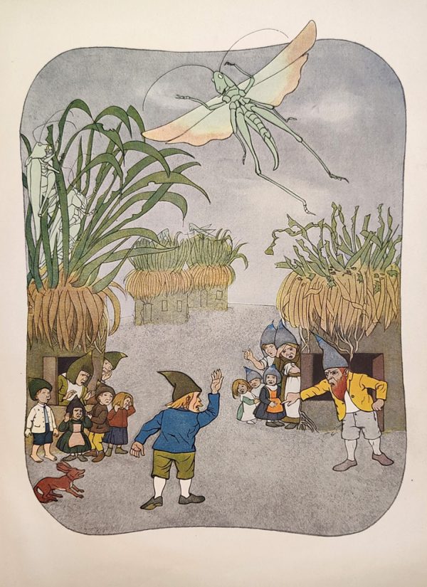 Kreidolf, Ernst: Die Wiesenzwerge. Cöln, Verlag: Schafstein & Co [1902].