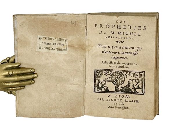 Nostradamus’ Propheties, one of the earliest obtainable editions